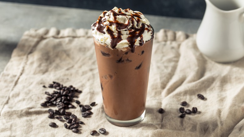 Cold,Iced,Mocha,Coffee,With,Whipped,Cream,And,Chocolate